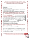 Engine Pre-Installation Instructions